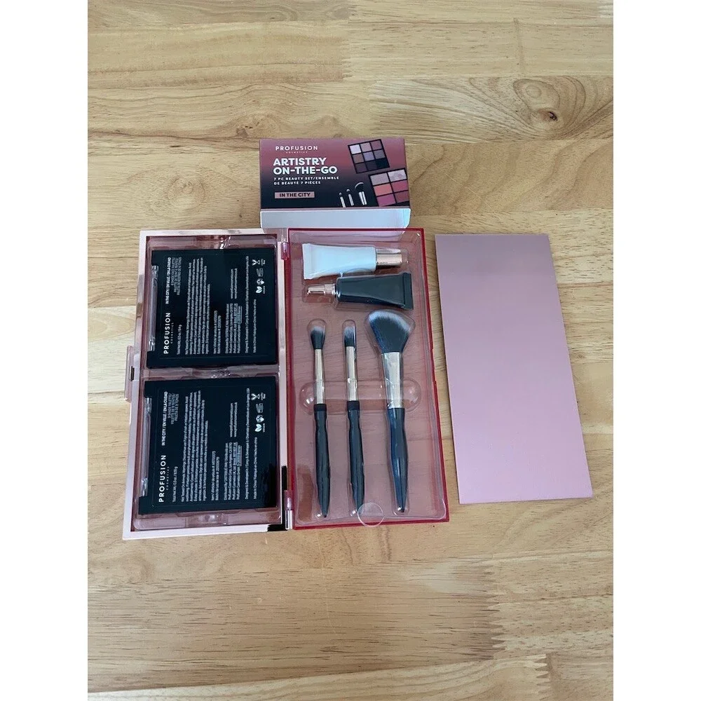 Profusion Cosmetics Artistry On-The-Go Makeup Kit In The City 7-Piece Set
